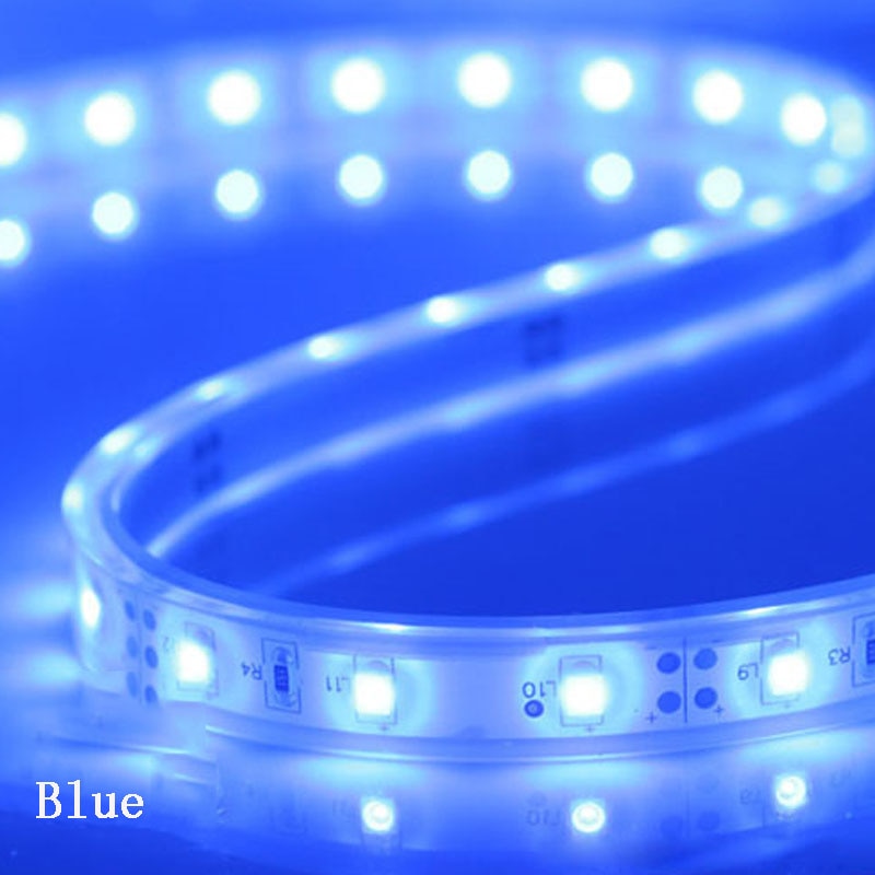 IP68 impermeable 5050 tira de LED de 12V 12V 60LED/M blanco cálido RGB uso bajo el agua por barco estanque piscina tanque de peces en el cuarto de baño