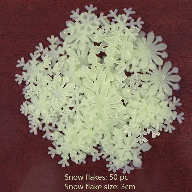 Autocollants muraux étoiles 3D phosphorescents, 100 pièces, lueur dans la nuit, autocollants muraux lumineux pour chambre d'enfants, bébé, chambre à coucher, plafond, décoration de la maison: 13