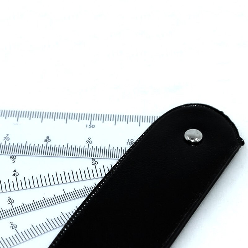 Foldable Fan Scale Engineering Architects Multiscale Plastic Rulers Measuring Scale Ruler Drawing Tool for Engineering Architect