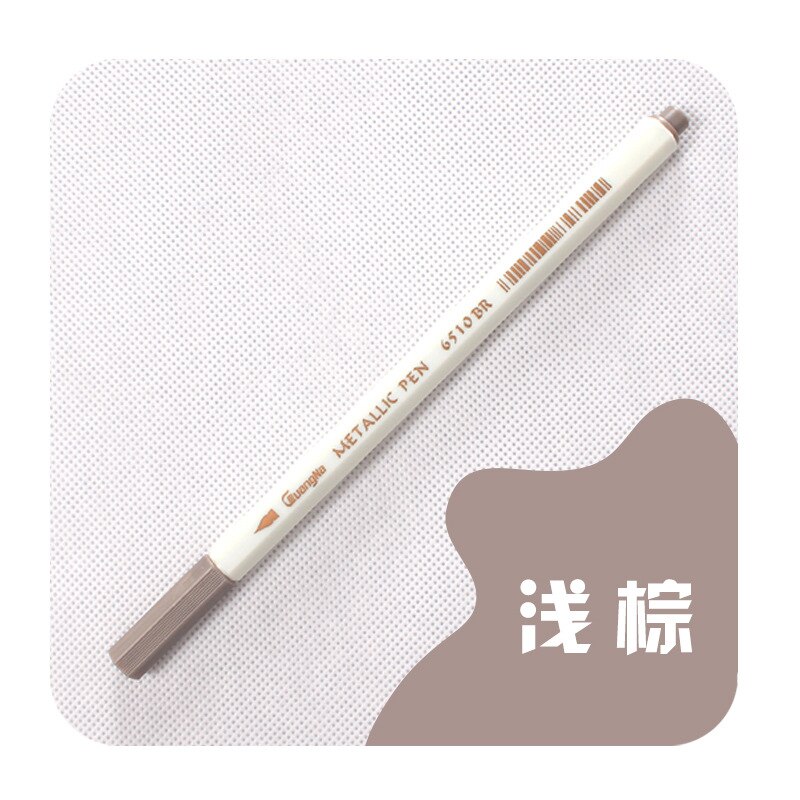 Rotuladores metálicos para dibujo y caligrafía, rotuladores artísticos de Anime para dibujo, suministros escolares y de oficina, 20 colores: 11