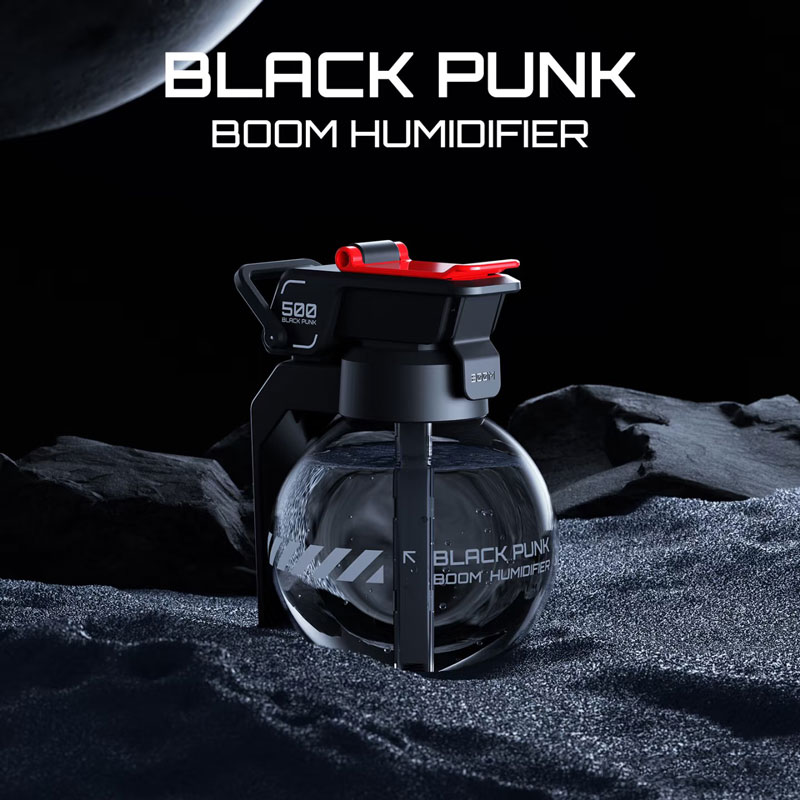 Humidificador de aire de Granada Cyberpunk, difusor de humidificador de aromaterapia de aceite esencial de Granada decorativa, para deportes electrónicos, 2025