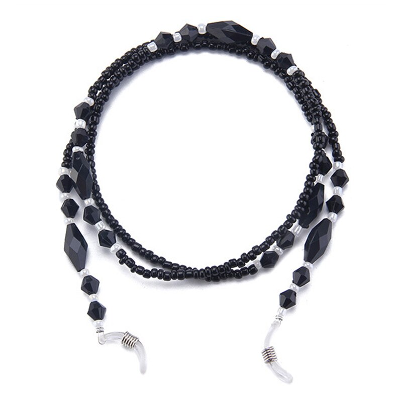 Cadena colgante de PU para gafas, cordón largo para gafas de sol, cadena para el cuello, joyería de: A1