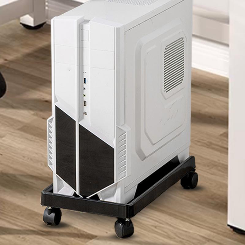 CPU Holder Stand Under Desk CPU Holder With Caster Wheels PC Riser CPU Tower Stand PC Cart PC Holder PC Tower Holder For Most PC