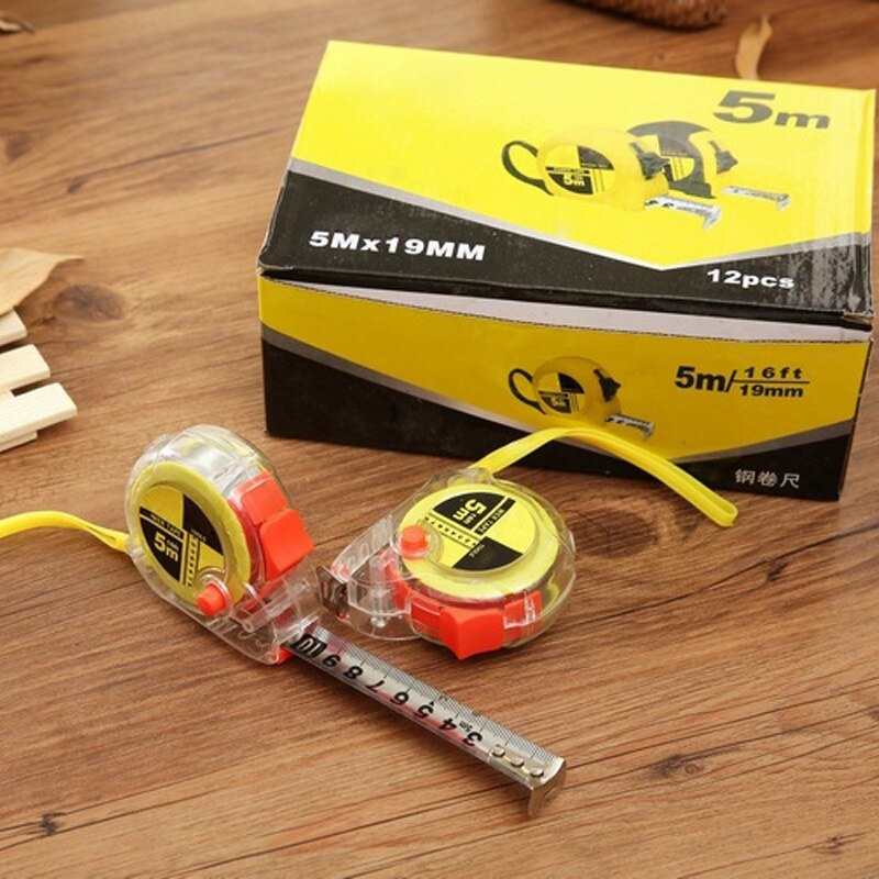 5m Precise Measuring Tape Woodworking Tools High Wear Tape Measures Resistant Engineering Measuring Hand Tools