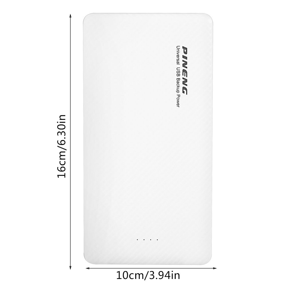 10000mAh Large Capacity Dual USB External Power Bank Battery Power Supply Charger With LED Indicator for Smartphone