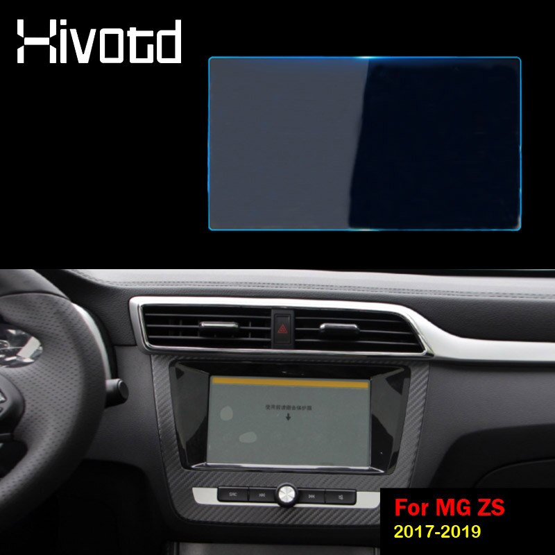 For MG ZS Accessories Interior Deceration Car GPS Navigation Tempered Glass Screen Protective Cover Film Sticker