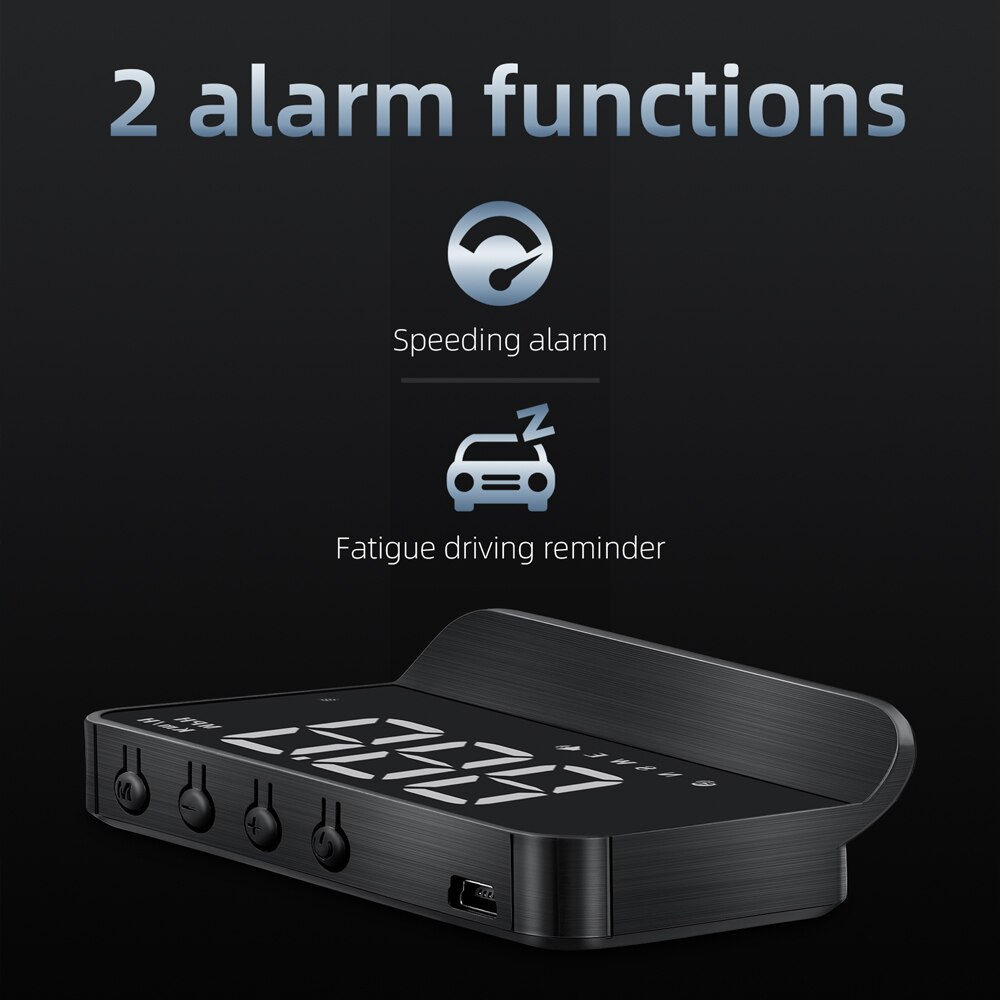 HD HUD M1 Car GPS Speed Monitor HUD Car Computer Digital Speedometer with Fuel Consumption Car Electronic Accessories