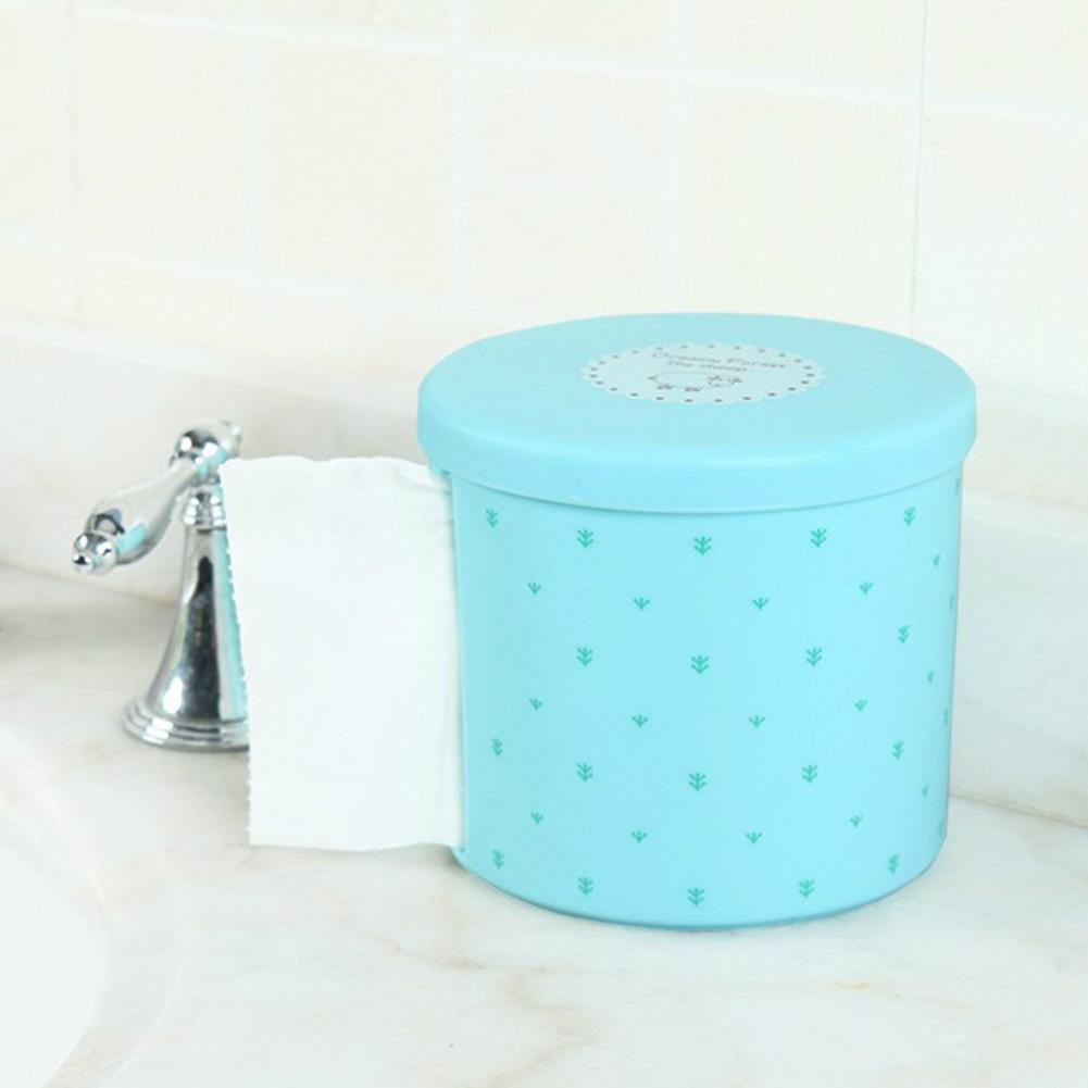 Facial Tissue Dispenser Anti-slip Bottom PP Facial Tissue Case for Bathroom Tissue Storage Box