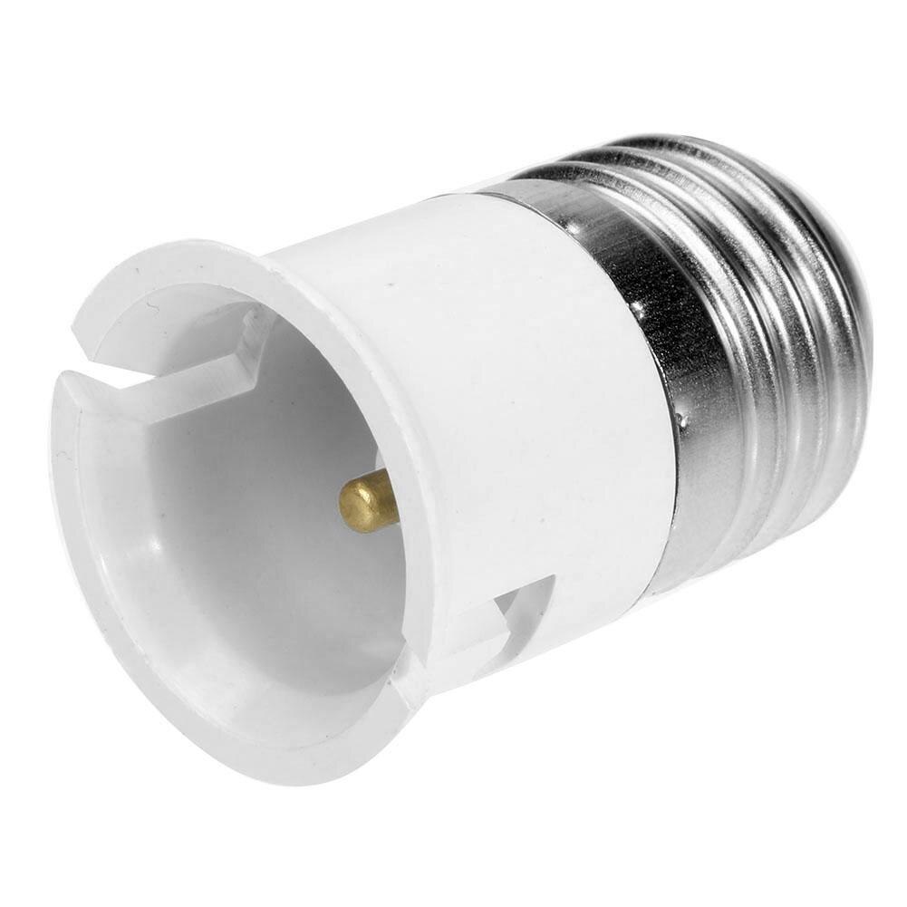 Adaptador de luz E27 a B22, piezas de iluminación, convertidor de plástico ignífugo, adaptador de bombilla, soporte de lámpara