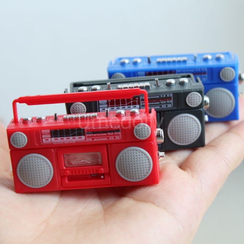 Sød 1/12 skala miniature dukkehus radio / mini båndoptager model  ob11 blyth dukkehus møbler dekoration tilbehør legetøj