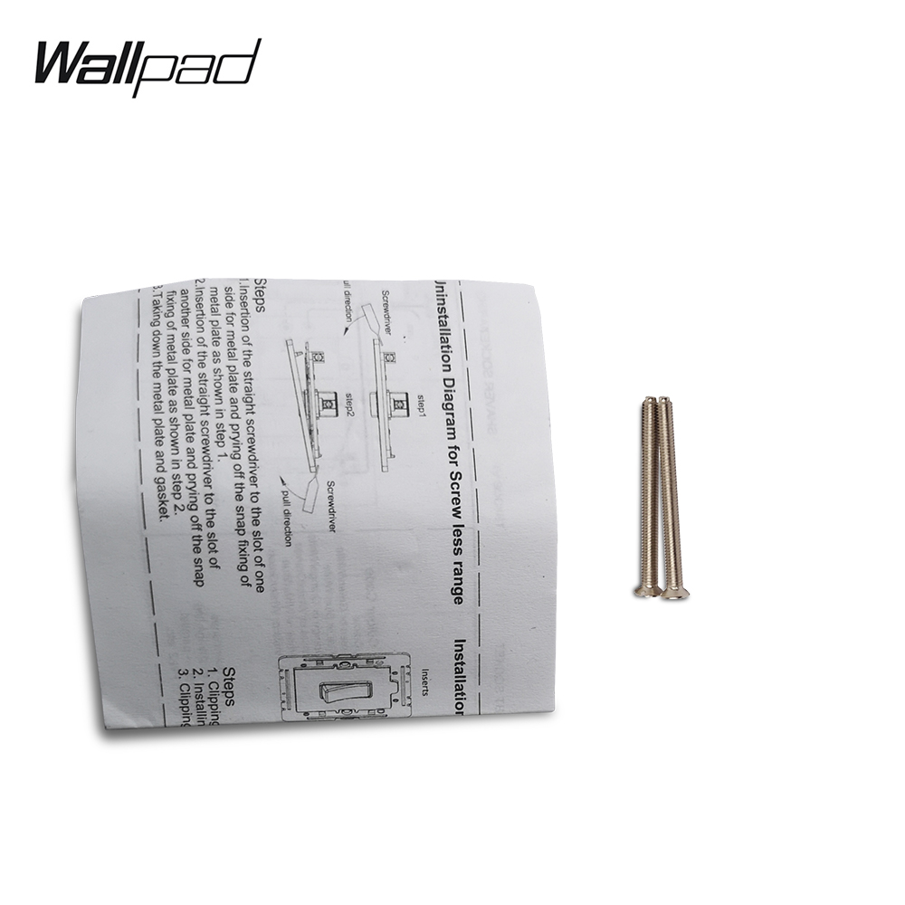 Wallpad Satin Gold H6 Single PC Internet Computer Port RJ45 Outlet Data Socket Brushed Brass Stainless Steel Panel