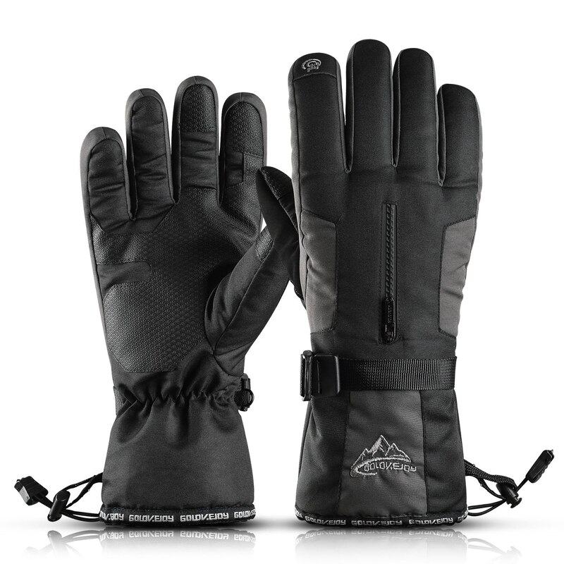 Winter Mannen Vrouwen Ski Handschoenen-30 °C Winddicht Waterdicht Fleece Thermische Handschoenen Met Touchscreen Functie Sneeuwscooter Handschoenen Sneeuw