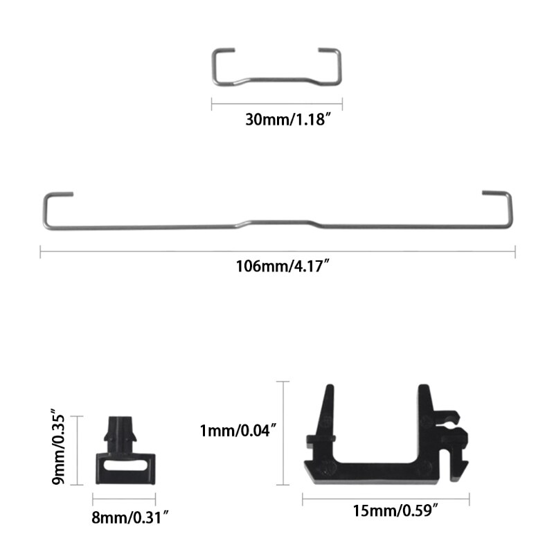 KX4A Costar Style Plate-mounted Costar Stabilizers Balancing Poles 6.25u 2u for MX Switches Mechanical Keyboard Big Key