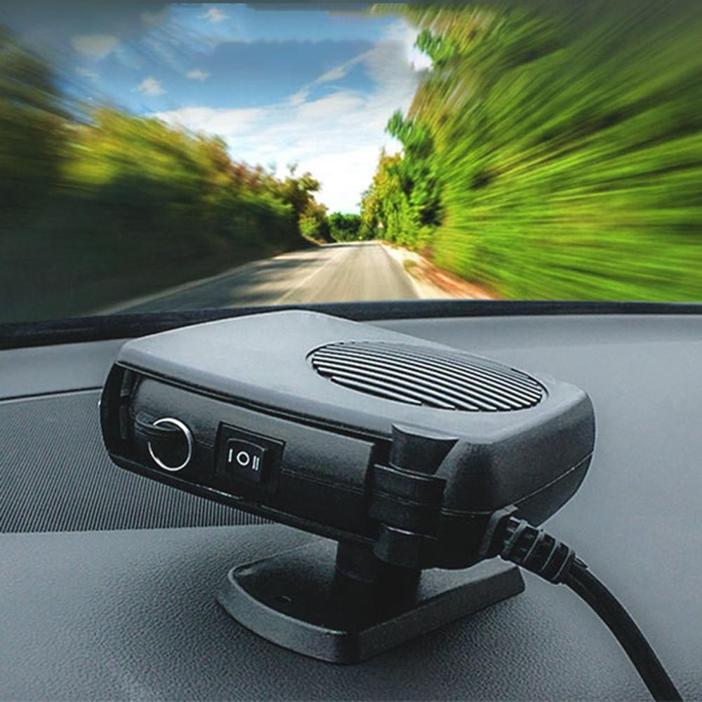 Universele Ijzer Compacte Auto Verwarming Automotive Elektrische Apparaten Defogging Fan Voorruit Voorruitverluchting