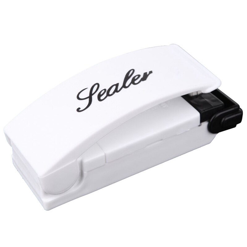 Gemak sluiter soda sluit voedsel plastic zak (wit)