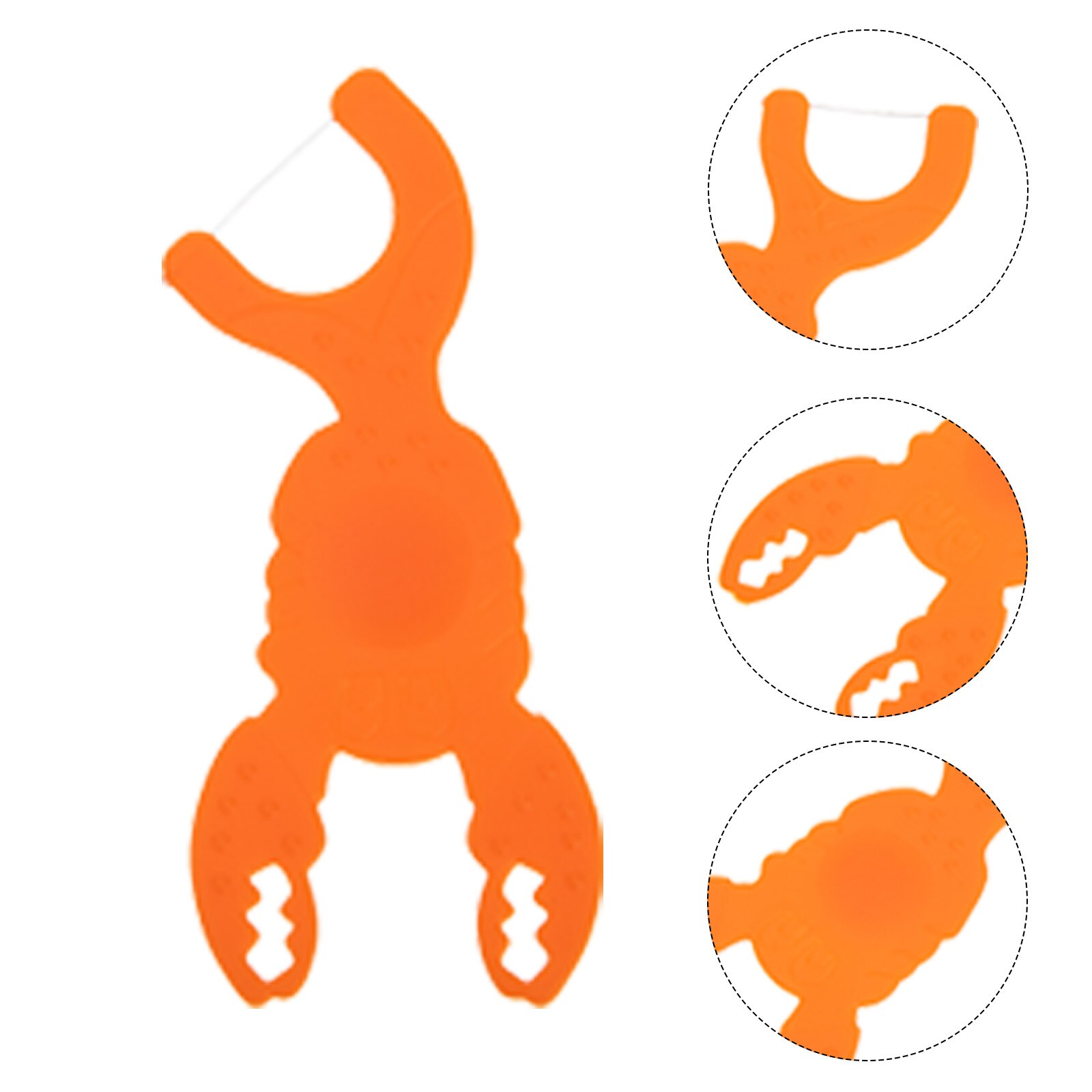 50pcs Cartoon Baby Floss Teeth Cleaning Floss Sticks Cartoon Floss Picks