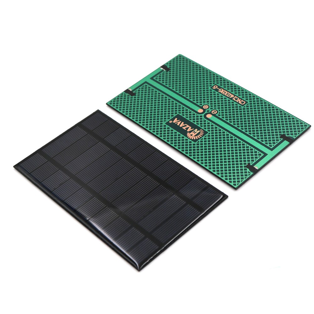 10Pcs 400mA 5V 2W Zonnecellen Zonnepaneel Telefoon Oplader Home Improvement 142Mm * 85Mm polykristallijn Silicium