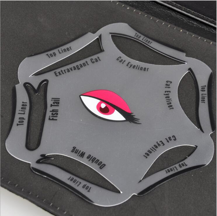 6 in 1 Schablonen Eyeliner Vorlage rauchig Augen Schnelle machen-hoch Schablone Katze Auge Liner Schnell Kosmetische Werkzeug