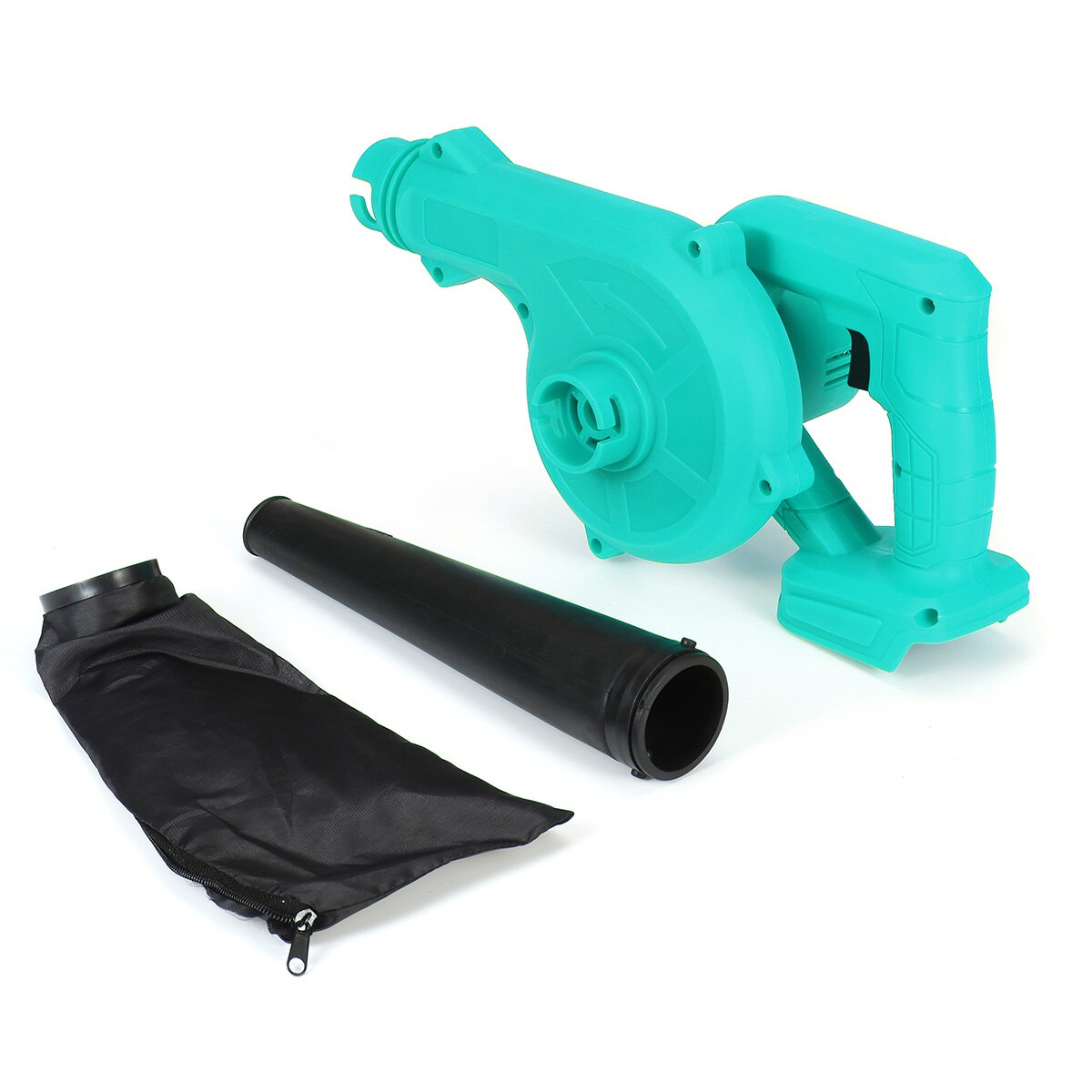 Rechargeable Blower for Makita 18V Battery Dedicated Cordless Blower Air Flow Adjustment Vacuum Cleaner Electric Tool w/suction: Blue