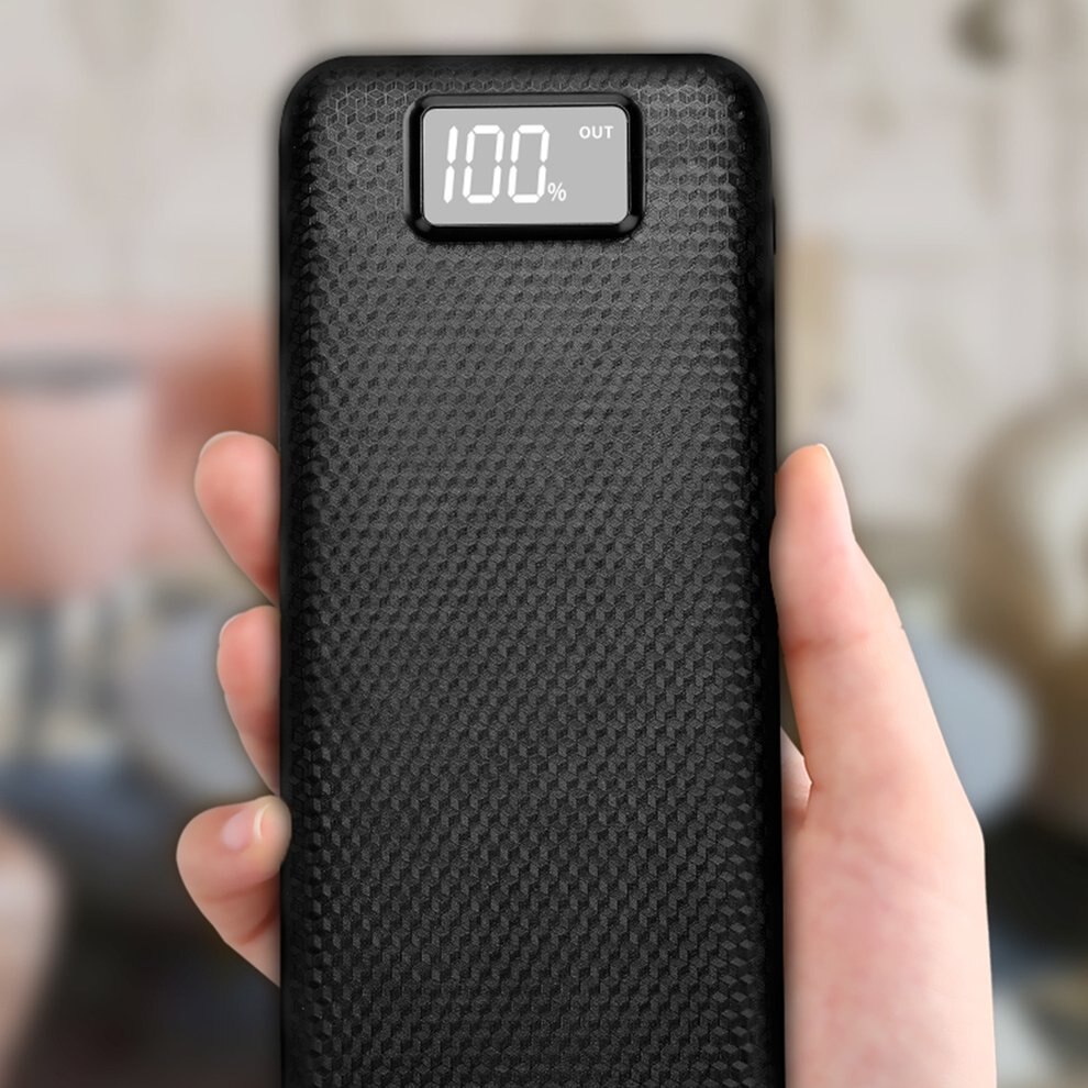 MY8 Power Bank Shell LCD Digitale Display Dual USB Output Power Bank Oplader Case DIY Kits Module 8pcs 18650 batterij Houder