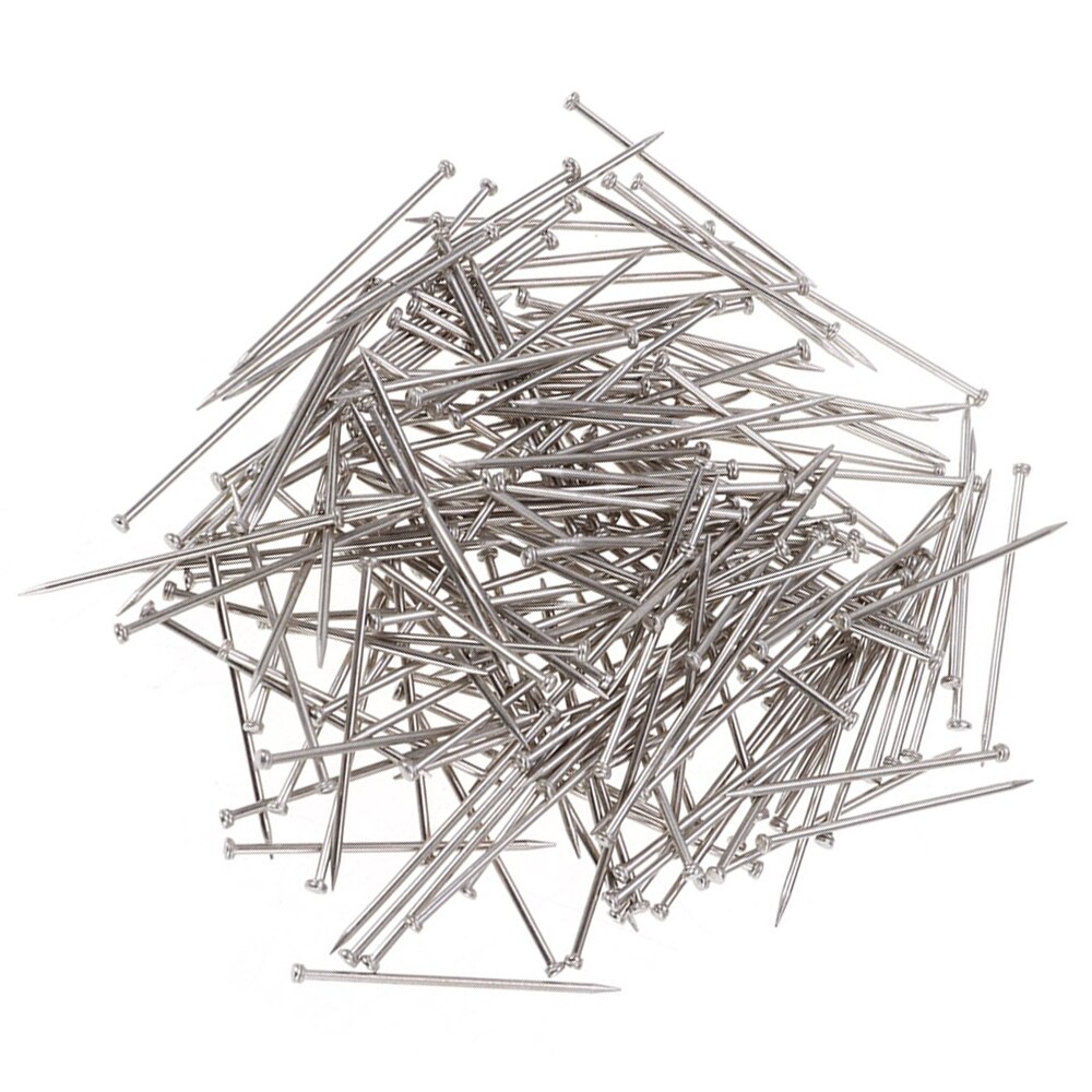 1kg/ esker 0.7mm 2cm hodenåler fine satengnåler smykkernåler for smykkelaging og sy- og håndverksnåler i rustfritt stål