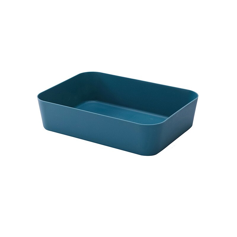 Schublade Organizer Löffel Besteck Trennung Abschluss Lagerung Kasten Besteck Lagerung Organisation Schublade fach lagerung Kasten: dunkel Blau (klein)