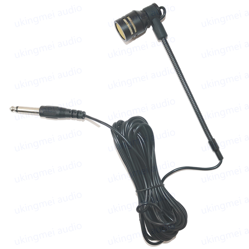 Dynamic Microphone for Saxophone Musical Instrument Microphone for Orchestra Trumpet Sax Gooseneck Microphone with 5M 6.35 Wire