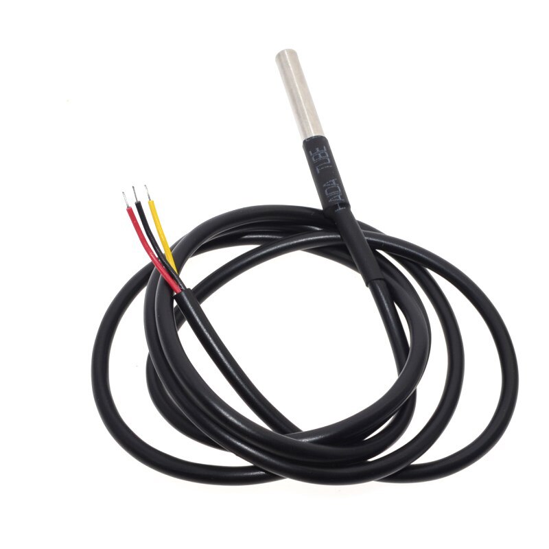 1m/2m/3m/5m Stainless Steel Housing Waterproof Digital Temperature Sensor Probe Thermistor Thermal Cable