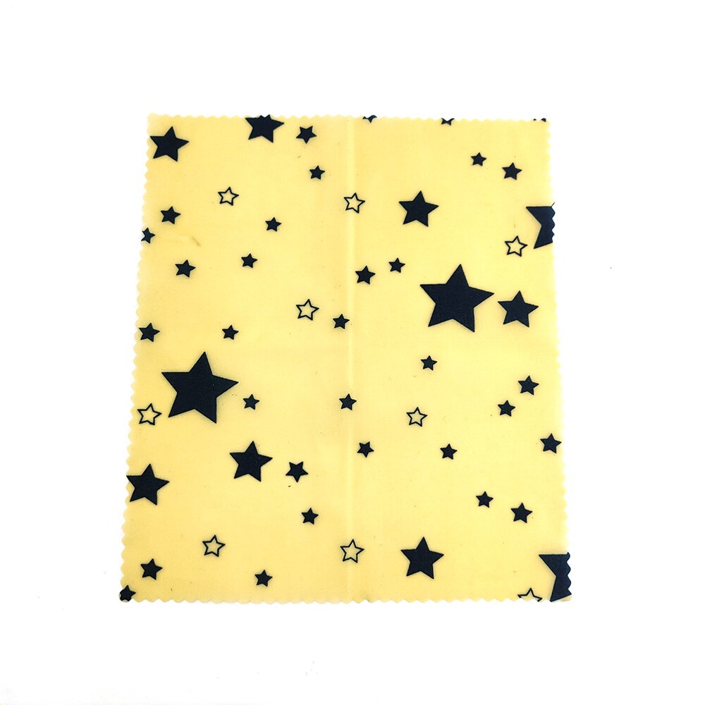 Herbruikbare Bijenwas Voedsel Wraps Wasbare Voedsel Opbergzakken Biologische Bijenwas Doek Wrap Silicone Voedsel Wrap Vervanging Voor Sandwich: 1257-5I-S-1