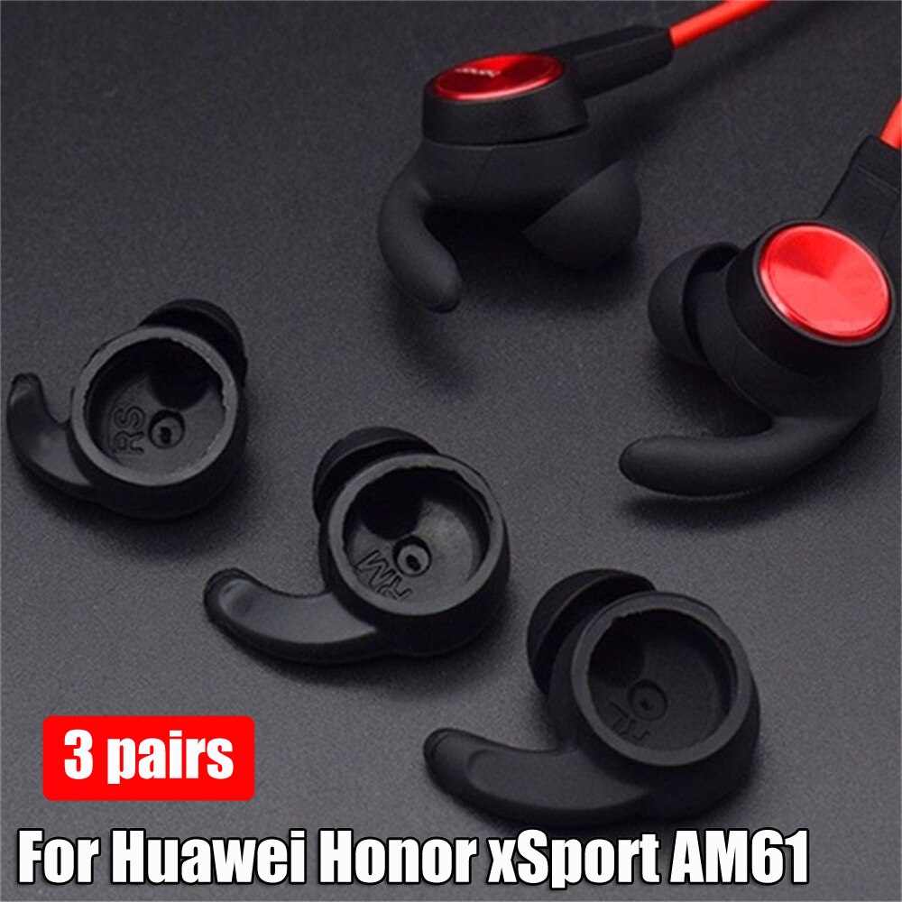 Oordopjes Tips Siliconen Cover Oordopjes Voor Huawei Honor Xsport AM61 Bluetooth Headset Oortelefoon Cover Ear Haak Duurzaam