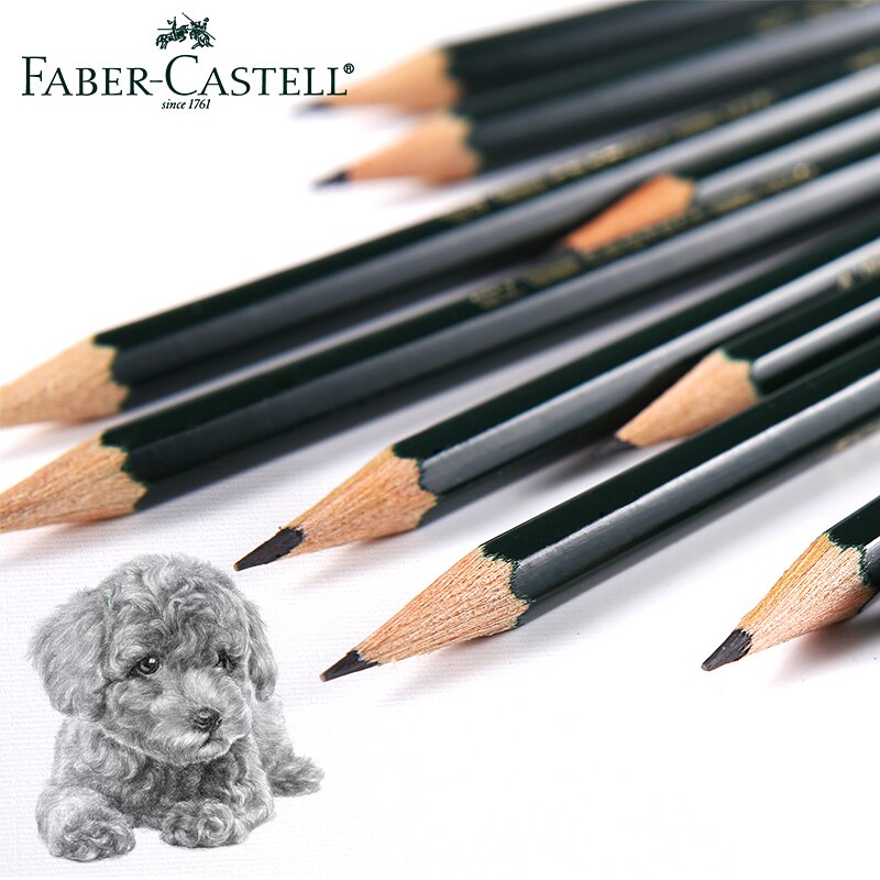5/16 stk/parti faber castell 9000 blyant kunst grafit blyanter til tegning skrift skygge skitse sort bly kunst forsyninger