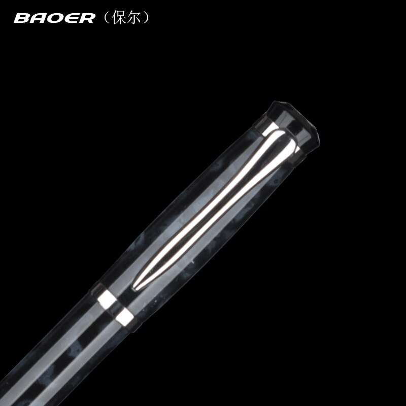 Baoer 508 schrijfpen met medium penpunt, luxe pennen, school, kantoor, metalen vulpen, caneta kantoorbenodigdhedenpen