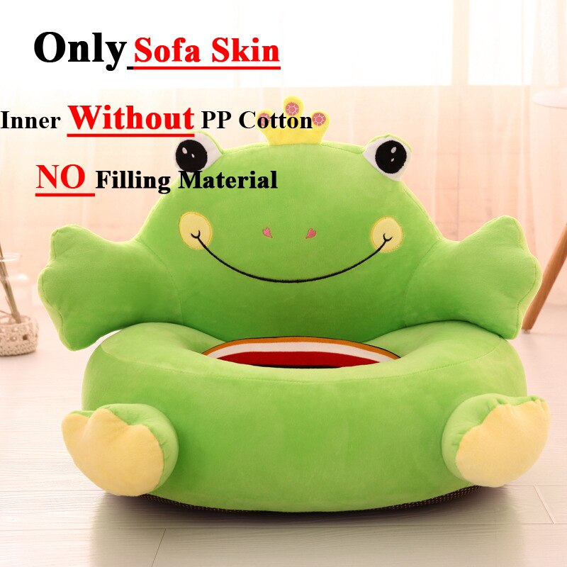 CYSINCOS Baby Kid Only Sofa Cover NO Filling Cartoon Seat Infant Chair Seat Puff Skin Children Seat Chair Cover For Sofa Folding