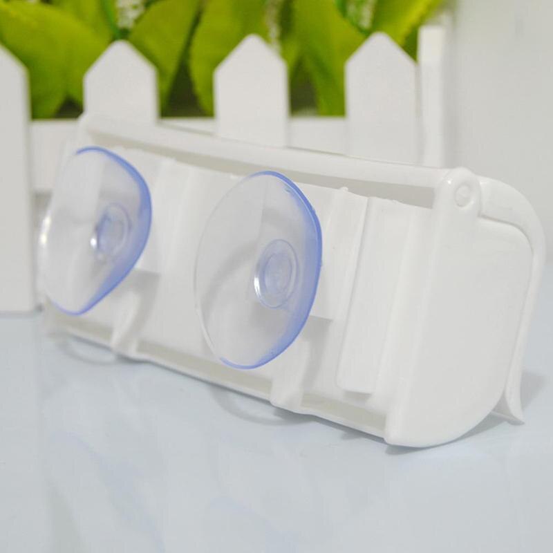 Plastic tandenborstelhouder met 6 haken tandpasta opbergrek scheerapparaat tandenborstel dispenser badkamer organizer accessoires gereedschap