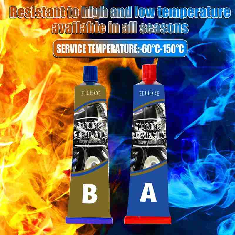 Agente reparador de Metal, pasta de reparación Industrial, pegamento resistente al calor, pasta de reparación de metales en frío A & b 20/50/80/100G