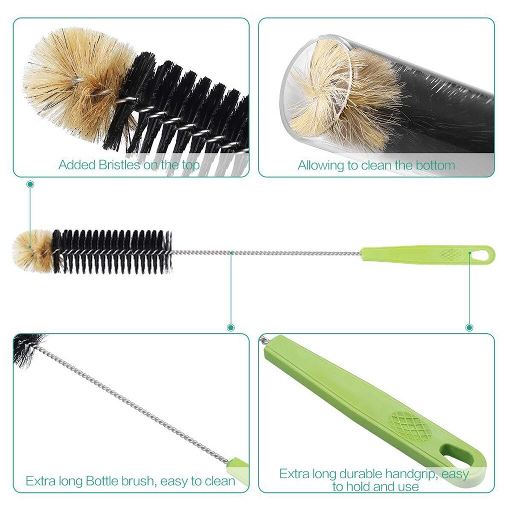 Ultra Long Jug Brush Bottle Brush Washers For Narrow Bottle Kitchen Household Cleaning Accessory Long Handle Bottle Brush #T1P