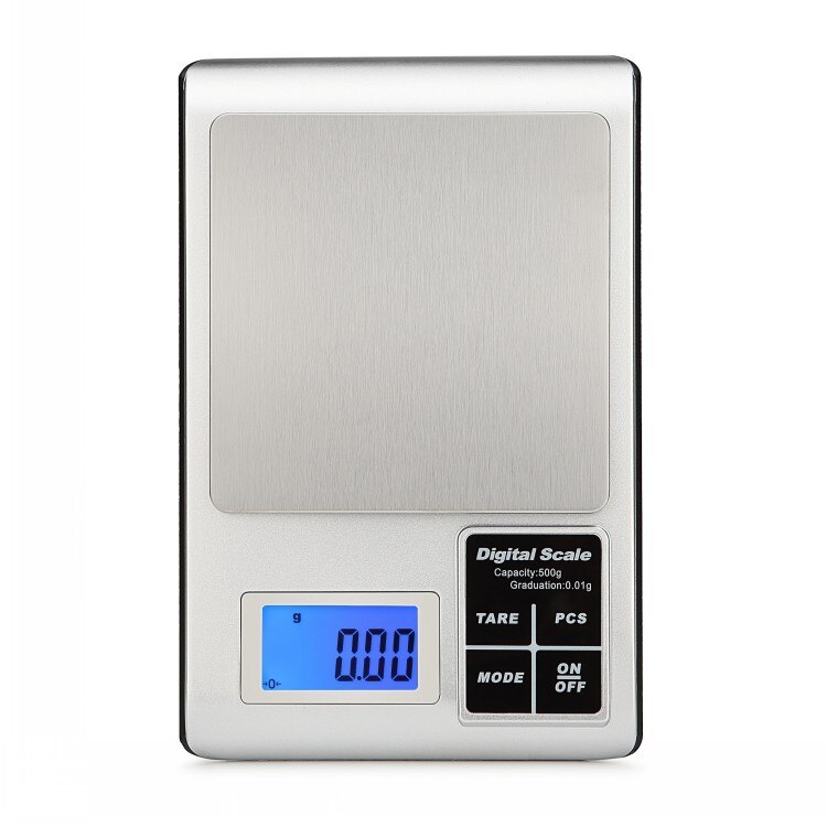 LCD Electronic Kitchen Scales balance Cooking Measure Tools Stainless Steel digital Weighing Food scale with tray