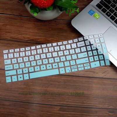 Silikon Tastatur Abdeckung Haut Schutz Für Dell Inspiron 15 5000 5590 5598 7000 7590 7591 Vostro 15 5590 v5590: allmählich Skyblue