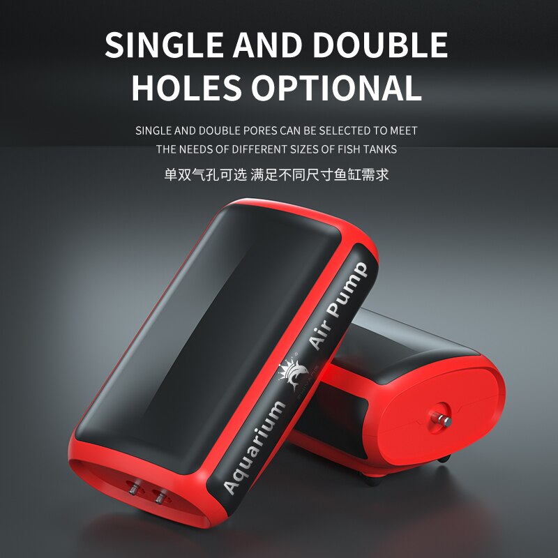 high fish tank oxygen pump ultra-quiet aerator small household oxygenator fish aerator oxygen pump high power