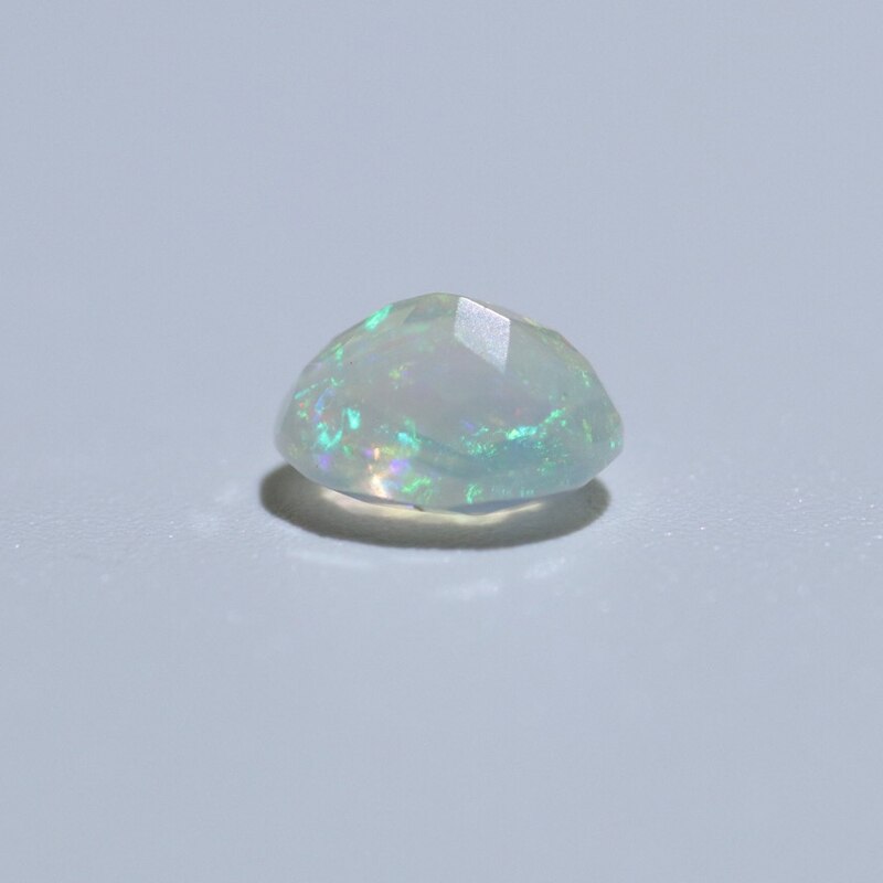 Natural ethiopian colorful cuting opal oval 5*7mm natural precious gemstones for 925 sterling silver jewelry