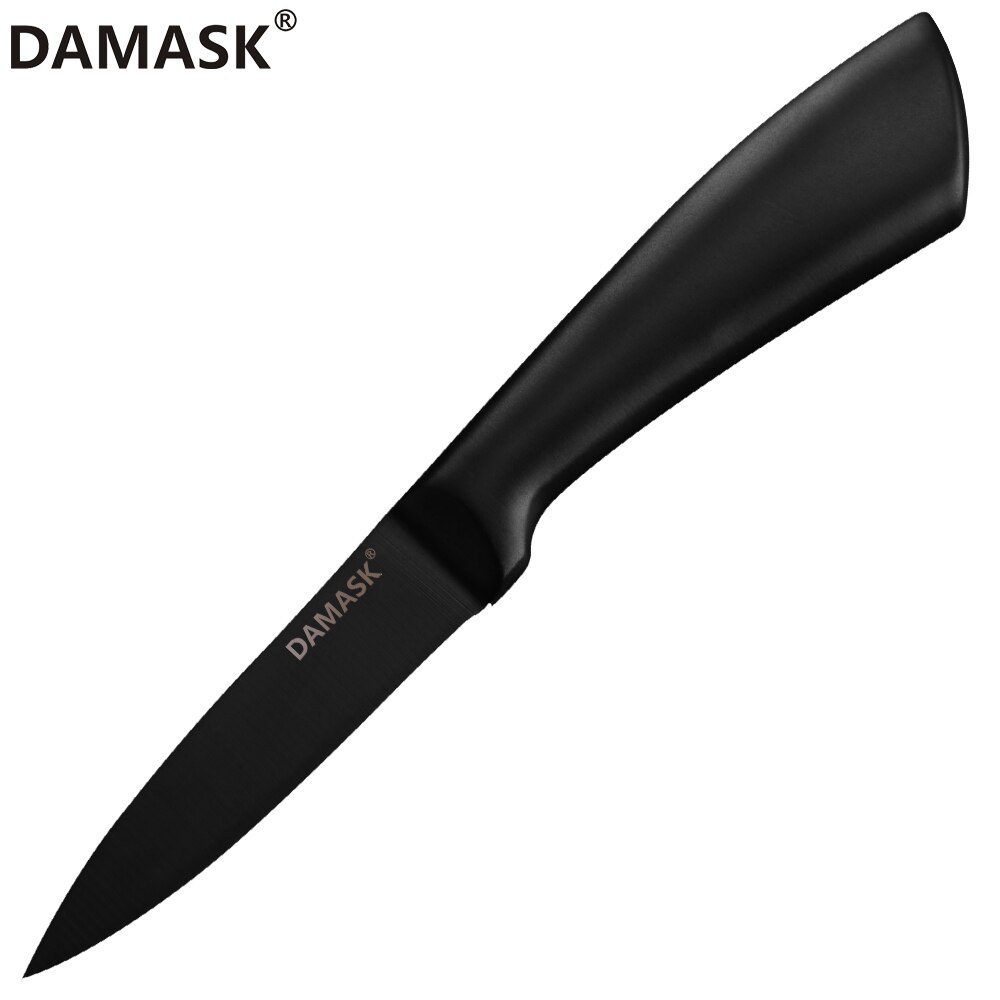 Juego de cuchillos Damasco de acero inoxidable 3cr13, utensilio de cocina para cortar pan, Santoku, Chef, accesorio de cocina: 3.5 inch Paring