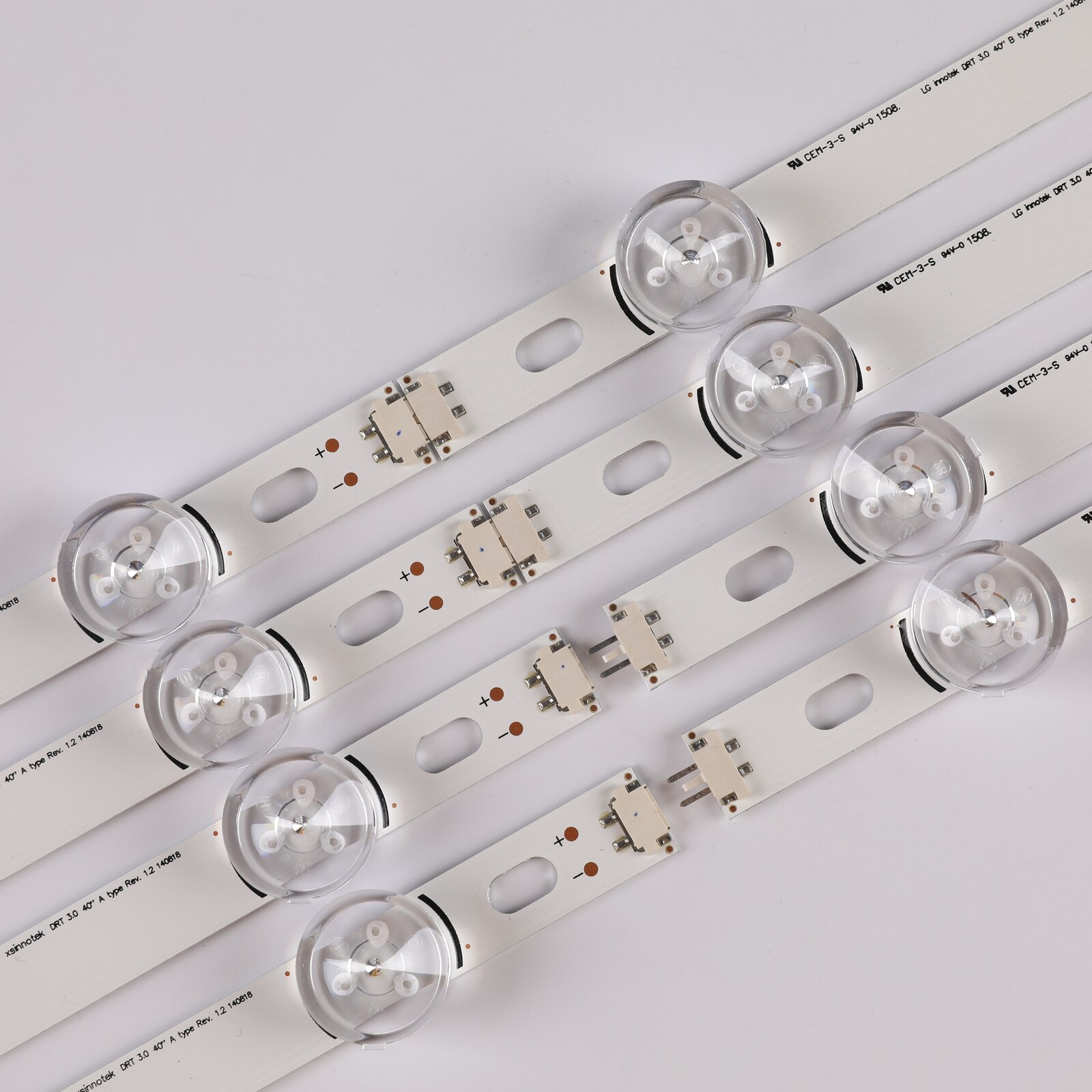 Tira de LED para LG, kit de tiras de LED de 4 + 4 leds para televisor LG de 40 ", 40LF630V, SVL400, HC400DUN-VCKN1-211X, 40LH5300, DRT4.0, 40, 6916L-0885A, 40lf6350, 8 Uds.