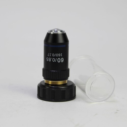 Microscope Objective 4X 10X 20X 40X 60X 100X Microscope Objective 195 Achromatic Objective Microscope Parts: 60X