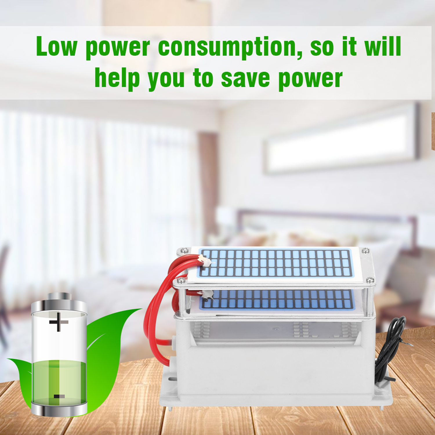 28g/h Portable Ceramic Generator Ozone Machine Long Life Air Water Purifier Ozonizer Home Use Ozonator Air Cleaner