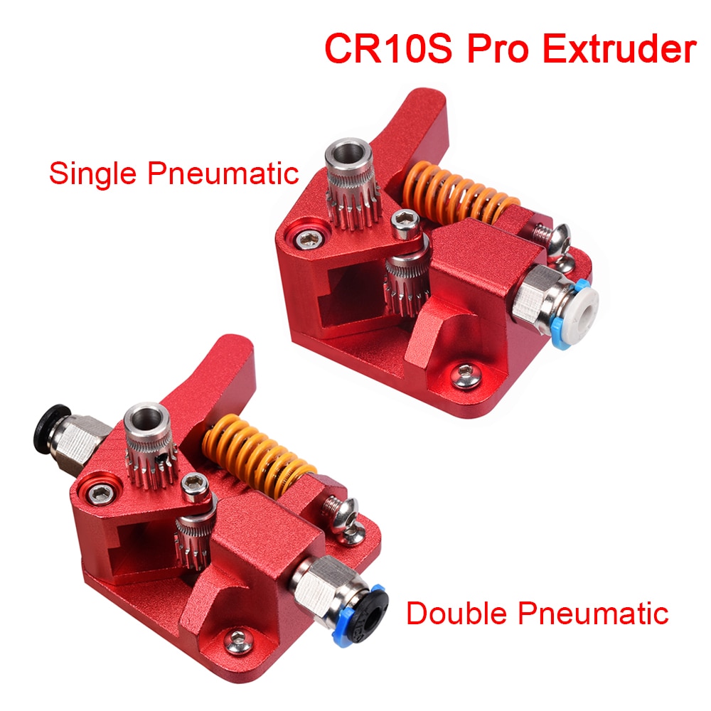 CR10S Pro Dual Gear Extruder Upgrade MK8 Extruder Dubbele Katrol Direct Aluminium Voor Ender 3/5 CR10S Pro 3D Printer Onderdelen