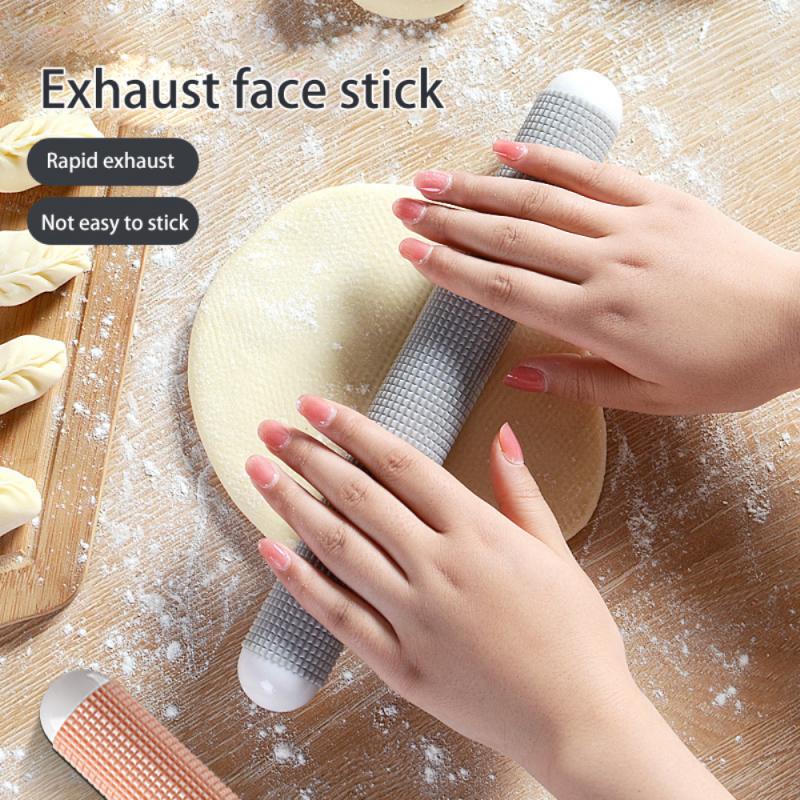 Plastic Non-stick Rolling Pin Kitchen Cooking Baking Tool Craft Baking Fondant Cake Decor Dumpling Skin Dough Roller Rolling Pin