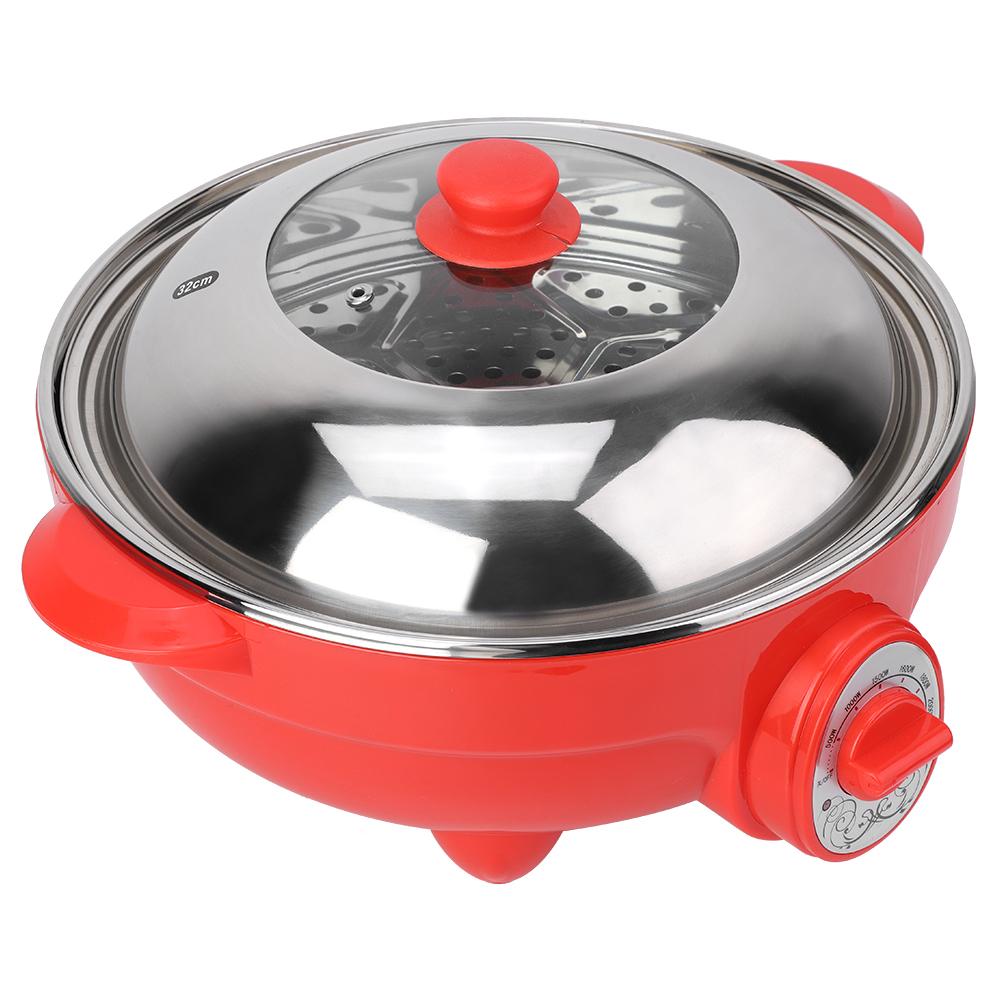 220V Electric cooker 6L Capacity Multi-purpose Electric pot support Fried Steak Fish Hotpot Multi Cooker kitchen Tools
