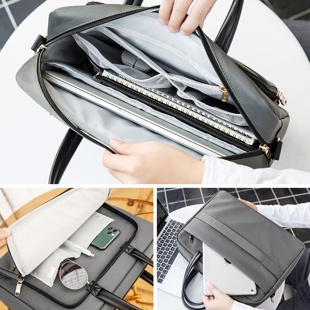 Large Capacity Briefcases Travel Necessary Laptop Document Organizer Shoulder Bag Business Ipad Phone Notebook Storage Hand