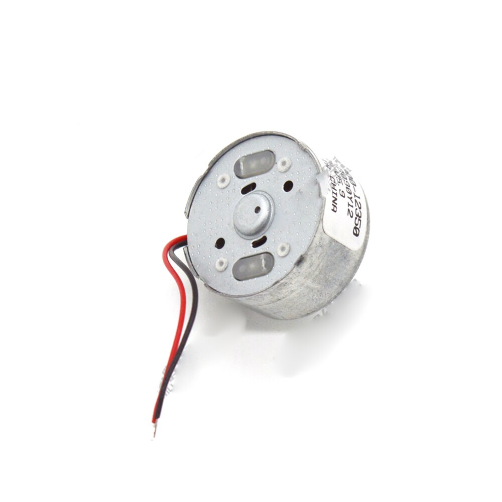 Micro Mini 24Mm Ronde Motor 300-12350 Solar Dc Motor Dc 1.5V-12V 9V voor Zonnepaneel Elektrische Hobby Speelgoed Model Accessoires