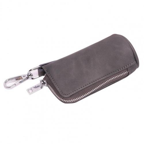 Portable Small Golf Ball Bag Mini Waist Pack Faux Leather Key Case Storage Pouch for Golf Lovers Golf Ball Container: Grey